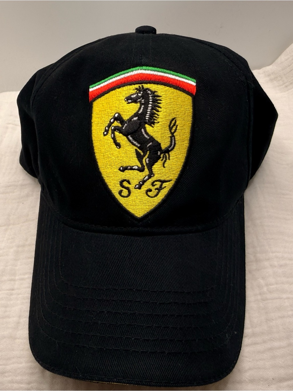 Vintage Ferrari Scuderia Racing Cap Official Product F1 Hat Men’s OS Black